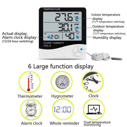 Digital Thermo-Hygrometer Temperature & Humidity Meter by HitMyNeed