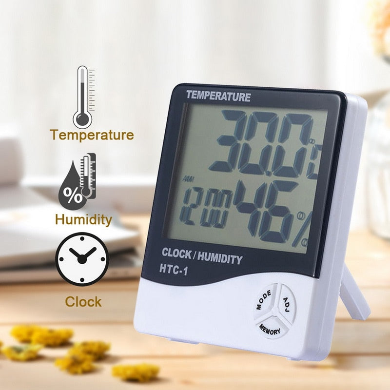 Digital Thermo-Hygrometer Temperature & Humidity Meter by HitMyNeed