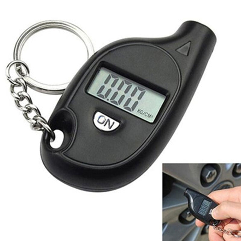 Digital Tire Pressure Gauge Keychain with LCD Display by HitMyNeed