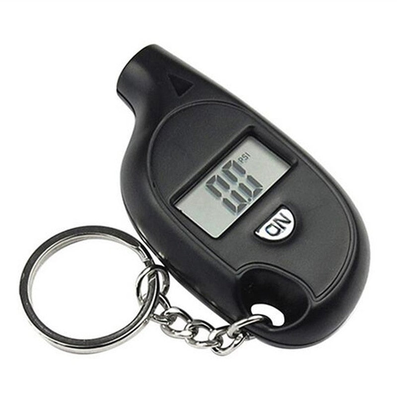 Digital Tire Pressure Gauge Keychain with LCD Display by HitMyNeed