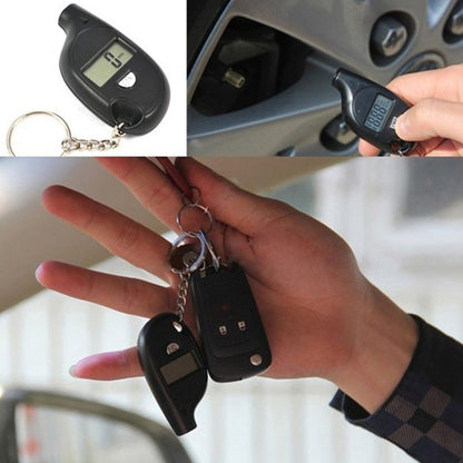 Digital Tire Pressure Gauge Keychain with LCD Display by HitMyNeed