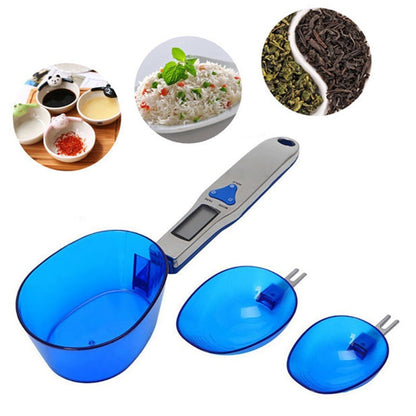 Digital Weighing Spoon with LCD and 3 Spoon Heads by HitMyNeed