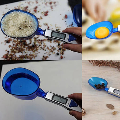 Digital Weighing Spoon with LCD and 3 Spoon Heads by HitMyNeed