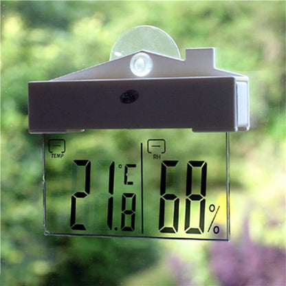 Digital Window Thermometer with Humidity Display by HitMyNeed