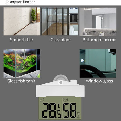 Digital Window Thermometer with Humidity Display by HitMyNeed