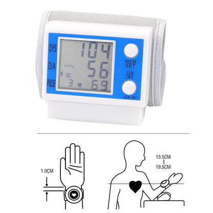 Digital Wrist Blood Pressure Monitor with Memory by HitMyNeed