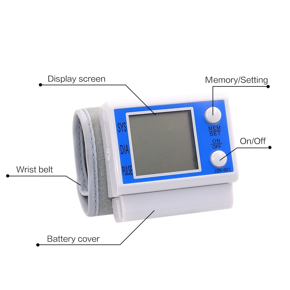 Digital Wrist Blood Pressure Monitor with Memory by HitMyNeed