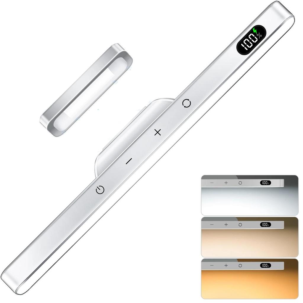 Dimmable 3-Color Rechargeable Mirror & Cabinet Light by HitMyNeed