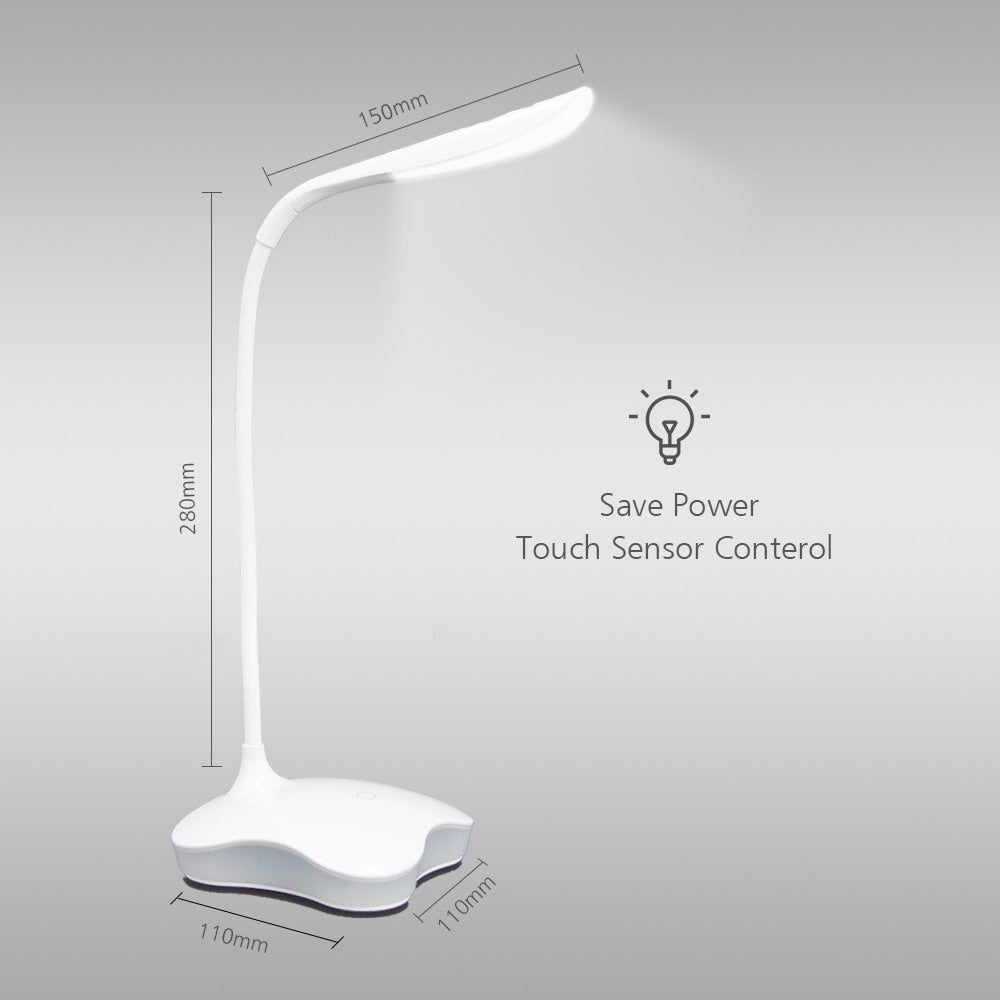 Dimmable LED Study Table Lamp with Touch Control by HitMyNeed