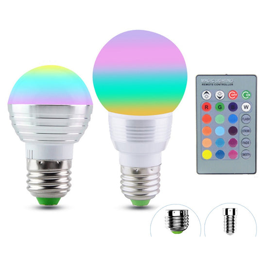 Dimmable RGB LED Bulbs with Remote Control by HitMyNeed