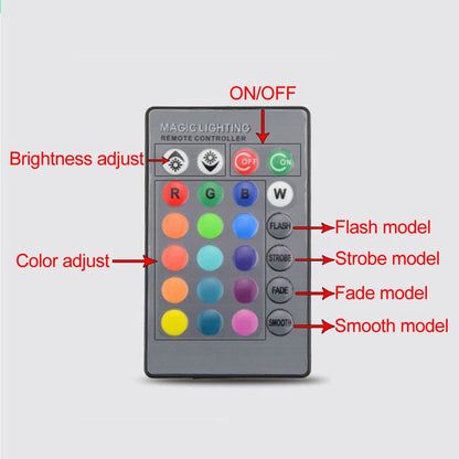 Dimmable RGB LED Bulbs with Remote Control by HitMyNeed