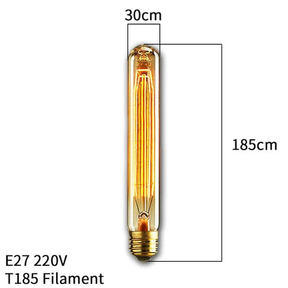 Dimmable Vintage Edison E27 40W Incandescent Bulb t185-filament by HitMyNeed