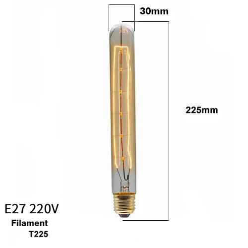 Dimmable Vintage Edison E27 40W Incandescent Bulb t225-filament by HitMyNeed