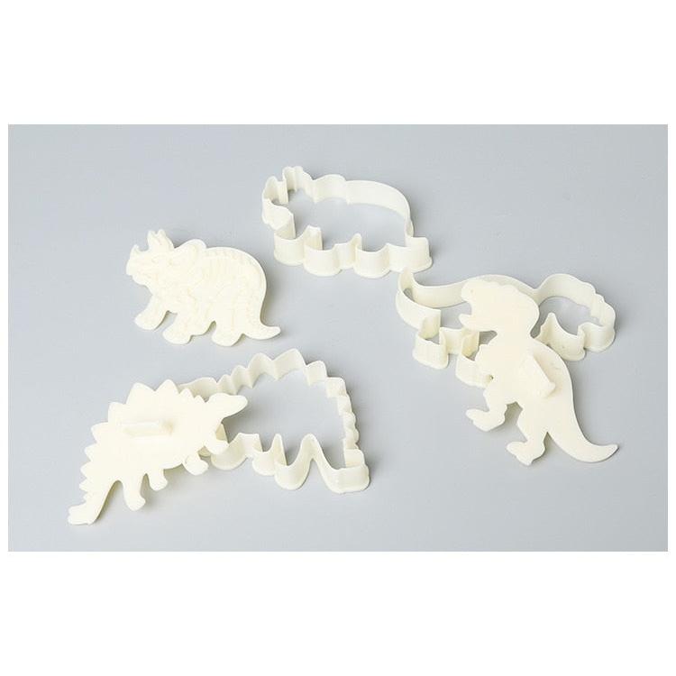 Dinosaur Cookie Cutter 3D Stainless Steel Set by HitMyNeed