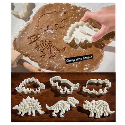 Dinosaur Cookie Cutter 3D Stainless Steel Set by HitMyNeed