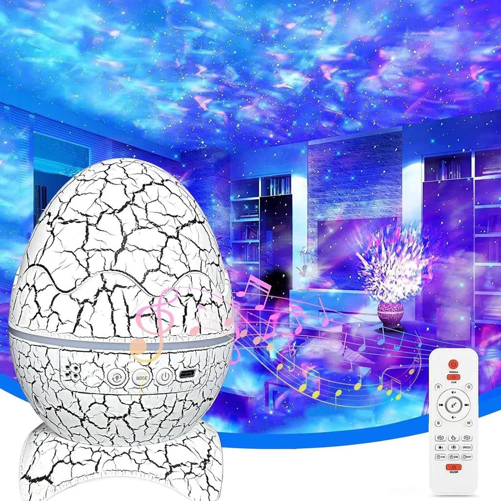 Dinosaur Egg Galaxy Projector with Bluetooth Speaker by HitMyNeed