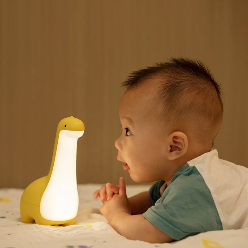 Dinosaur Night Light with Timer and USB Charging by HitMyNeed