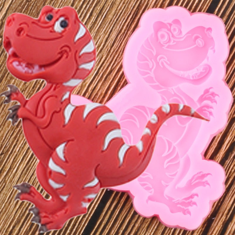 Dinosaur Silicone Mold for Cakes, Chocolate & Jelly by HitMyNeed