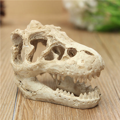 Dinosaur Skull Aquarium Ornament Resin Decor by HitMyNeed