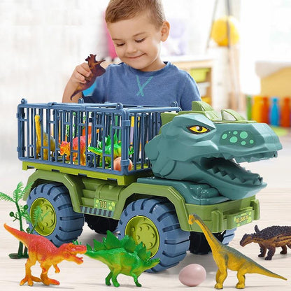 Dinosaur Truck Transport Carrier Playset for Kids by HitMyNeed