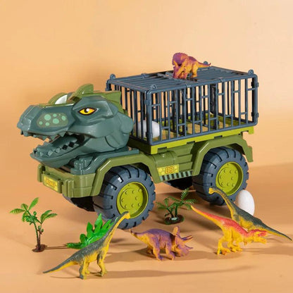 Dinosaur Truck Transport Carrier Playset for Kids by HitMyNeed