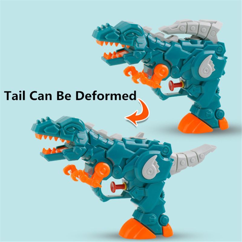 Dinosaur Water Gun Toy for Kids, 4-6m Range by HitMyNeed