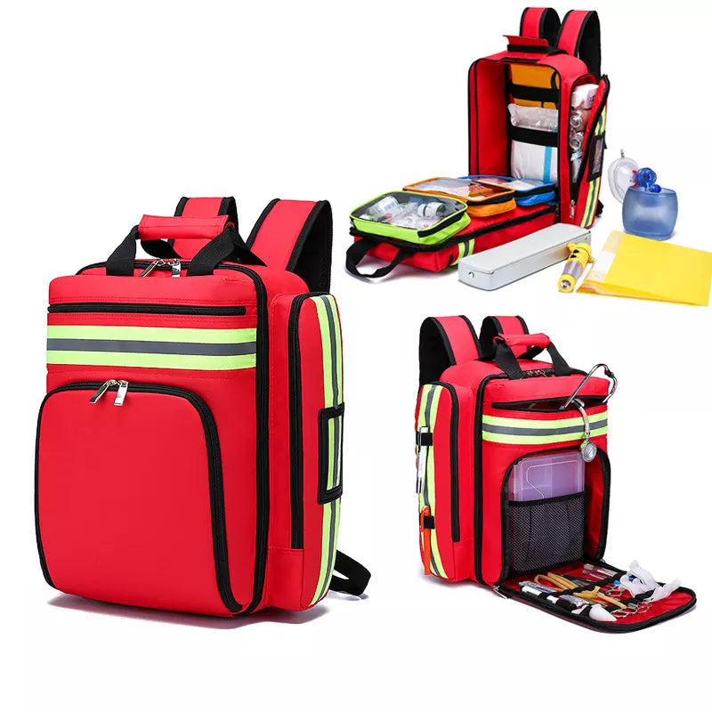 Disaster Relief Emergency First Aid Backpack 45x35cm by HitMyNeed