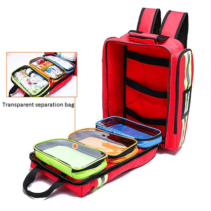 Disaster Relief Emergency First Aid Backpack 45x35cm by HitMyNeed