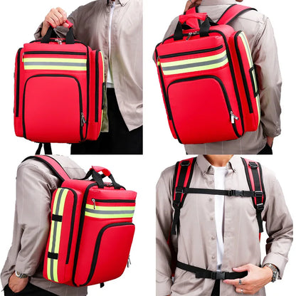 Disaster Relief Emergency First Aid Backpack 45x35cm by HitMyNeed