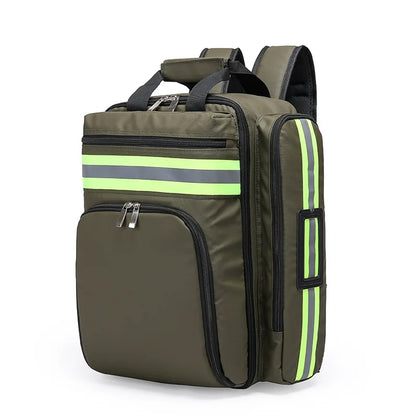 Disaster Relief Emergency First Aid Backpack 45x35cm army-green by HitMyNeed