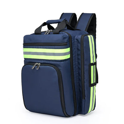 Disaster Relief Emergency First Aid Backpack 45x35cm navy-blue by HitMyNeed