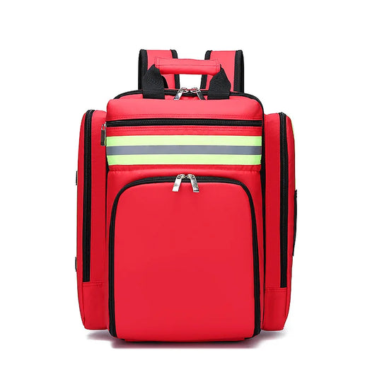 Disaster Relief Emergency First Aid Backpack 45x35cm red-empty-backpack by HitMyNeed