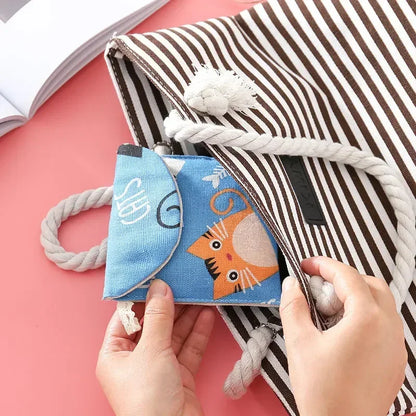 Discreet Cotton Pouch for Sanitary Pads by HitMyNeed