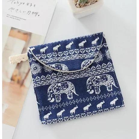 Discreet Cotton Pouch for Sanitary Pads f by HitMyNeed