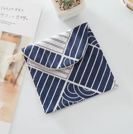 Discreet Cotton Pouch for Sanitary Pads h by HitMyNeed