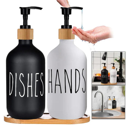 Dish Soap & Hand Soap Dispenser Set 500ml by HitMyNeed
