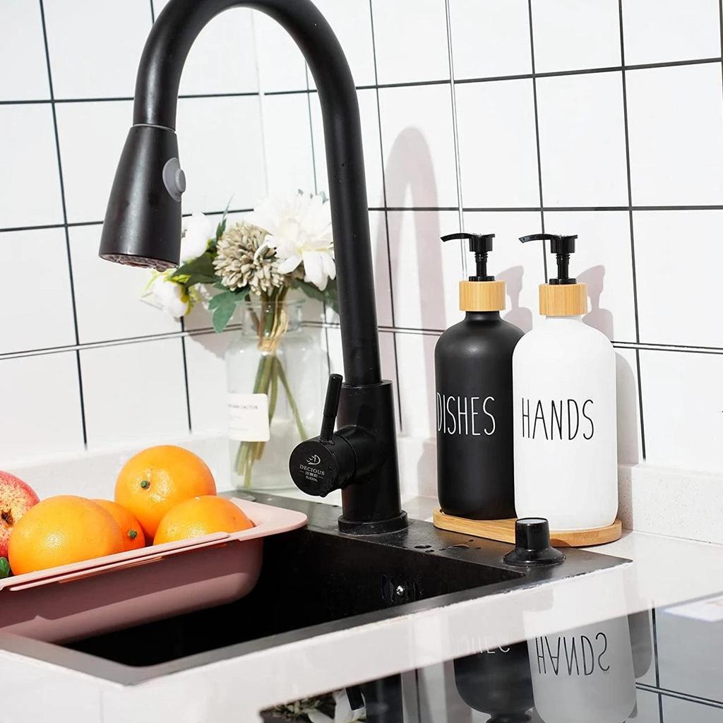 Dish Soap & Hand Soap Dispenser Set 500ml by HitMyNeed