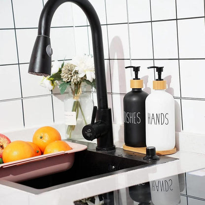 Dish Soap & Hand Soap Dispenser Set 500ml by HitMyNeed
