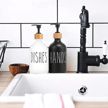Dish Soap & Hand Soap Dispenser Set 500ml by HitMyNeed