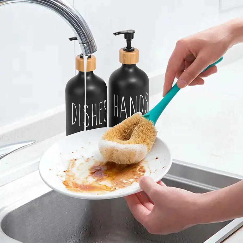 Dish Soap & Hand Soap Dispenser Set 500ml by HitMyNeed