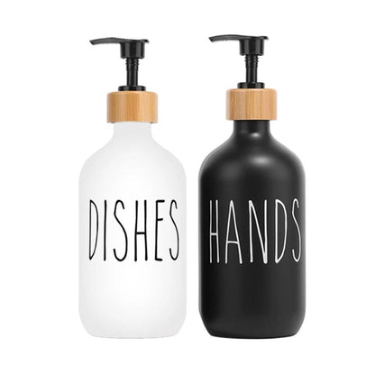 Dish Soap & Hand Soap Dispenser Set 500ml set-b by HitMyNeed