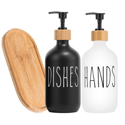 Dish Soap & Hand Soap Dispenser Set 500ml set-c by HitMyNeed