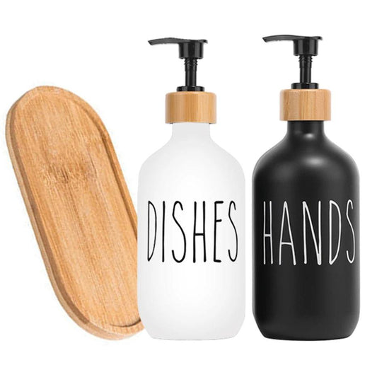 Dish Soap & Hand Soap Dispenser Set 500ml set-d by HitMyNeed