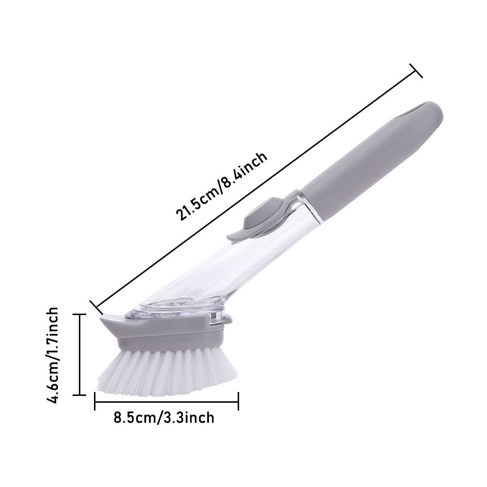 Dish Wash Scrubber with Built-In Soap Dispenser by HitMyNeed