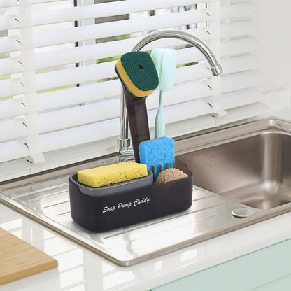 Dishwashing Soap Pump Sponge Caddy Organizer by HitMyNeed