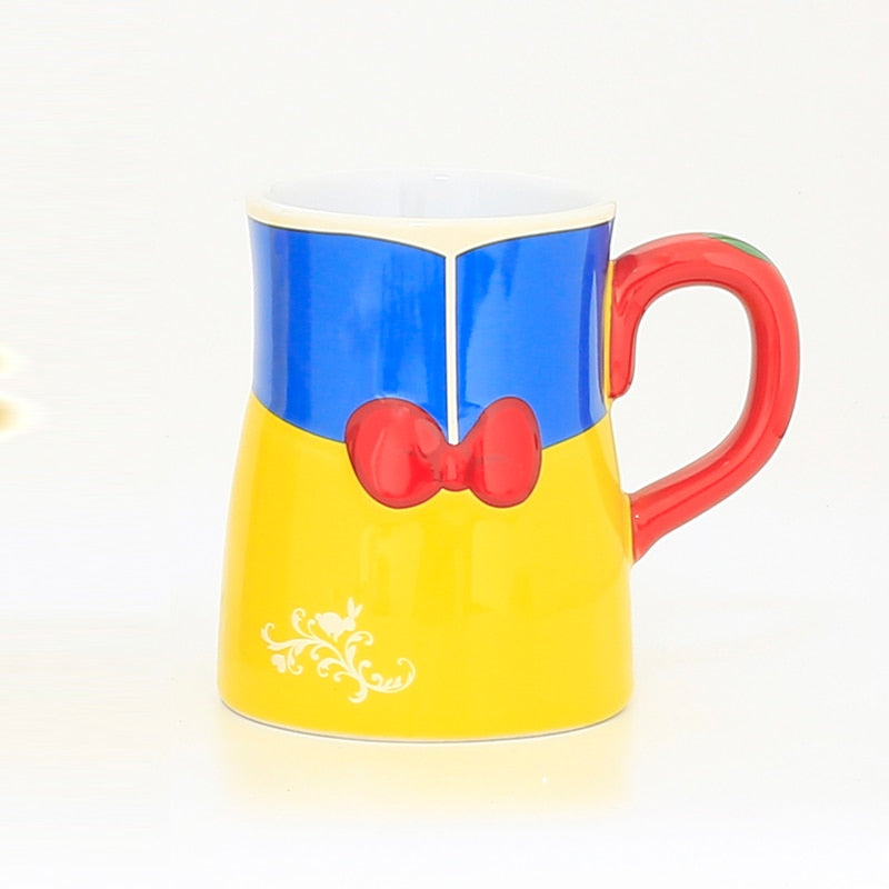 Disney 3D Princess Dress Ceramic Mug 400-500ml by HitMyNeed