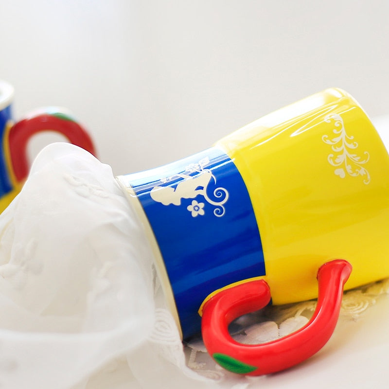 Disney 3D Princess Dress Ceramic Mug 400-500ml by HitMyNeed