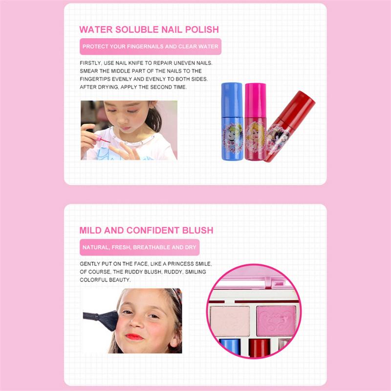 Disney Girls Makeup Toy Set with Washable Colors by HitMyNeed