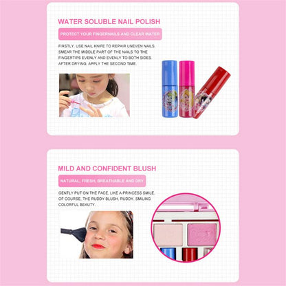 Disney Girls Makeup Toy Set with Washable Colors by HitMyNeed