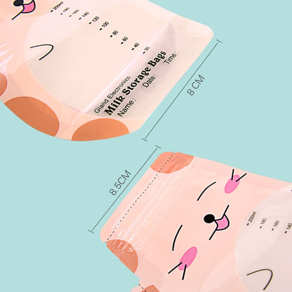 Disposable Breast Milk Storage Bags 200ml (90 Pack) by HitMyNeed